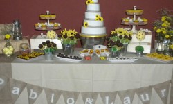 Sweet table y tarta nupcial