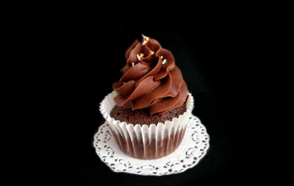 Cupcake de chocolate