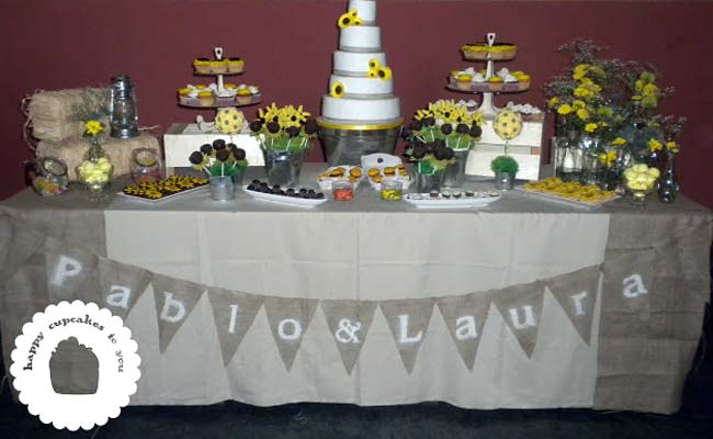 Sweet Table para la boda de Pablo & Laura