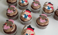 Cupcakes Jake y los piratas de Nunca Jamás