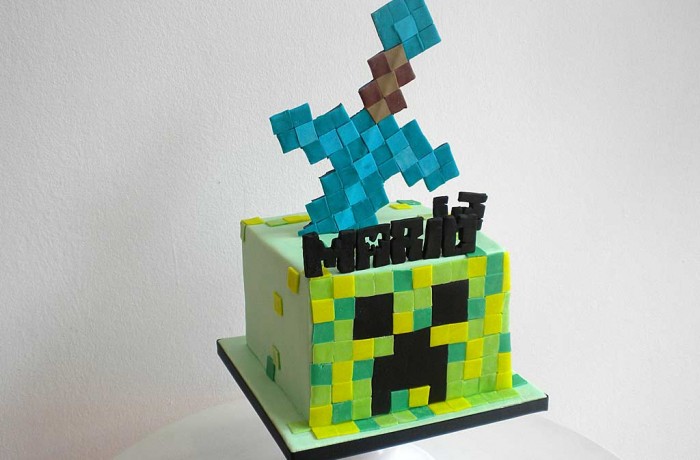 Tarta de Minecraft