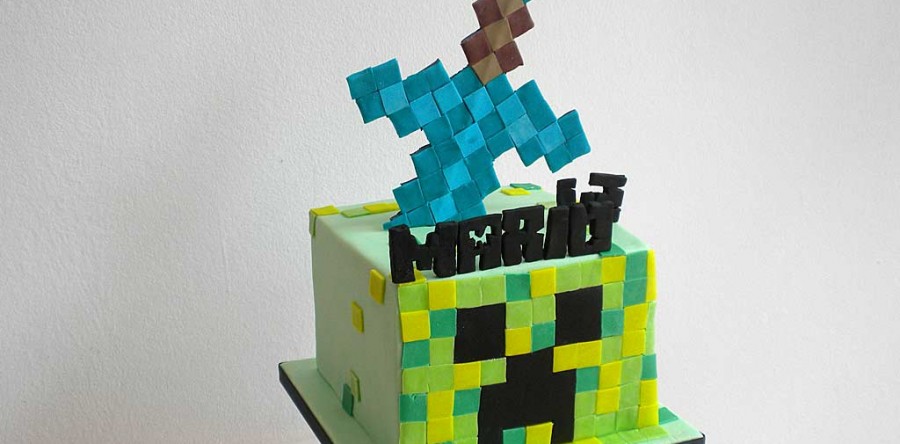 Tarta de Minecraft