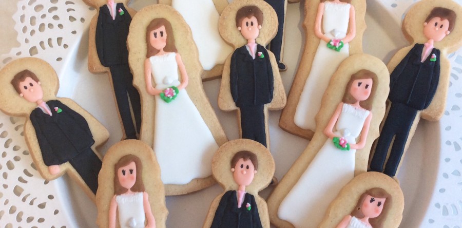 Galletas novios para regalar