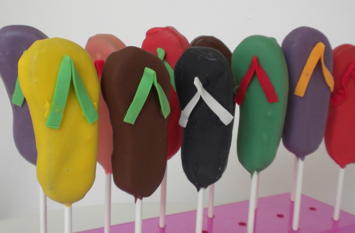 Cake pops Havaianas