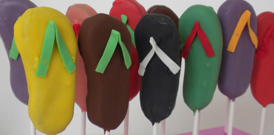 Cake pops Havaianas