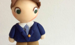 Comunión niño de azul