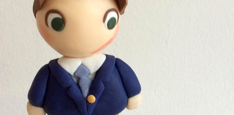 Comunión niño de azul