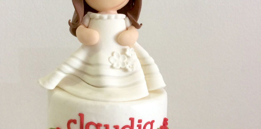 Comunión niña con nombre