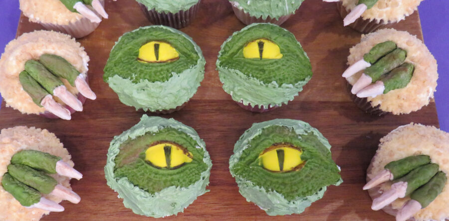 Cupcakes dinosaurios