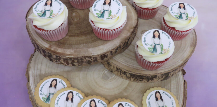Cupcakes y galletas para Claudia